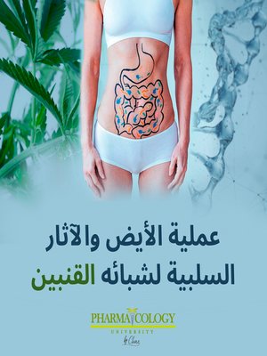 cover image of عملية الأيض والآثار السلبية لشبائه القنبين